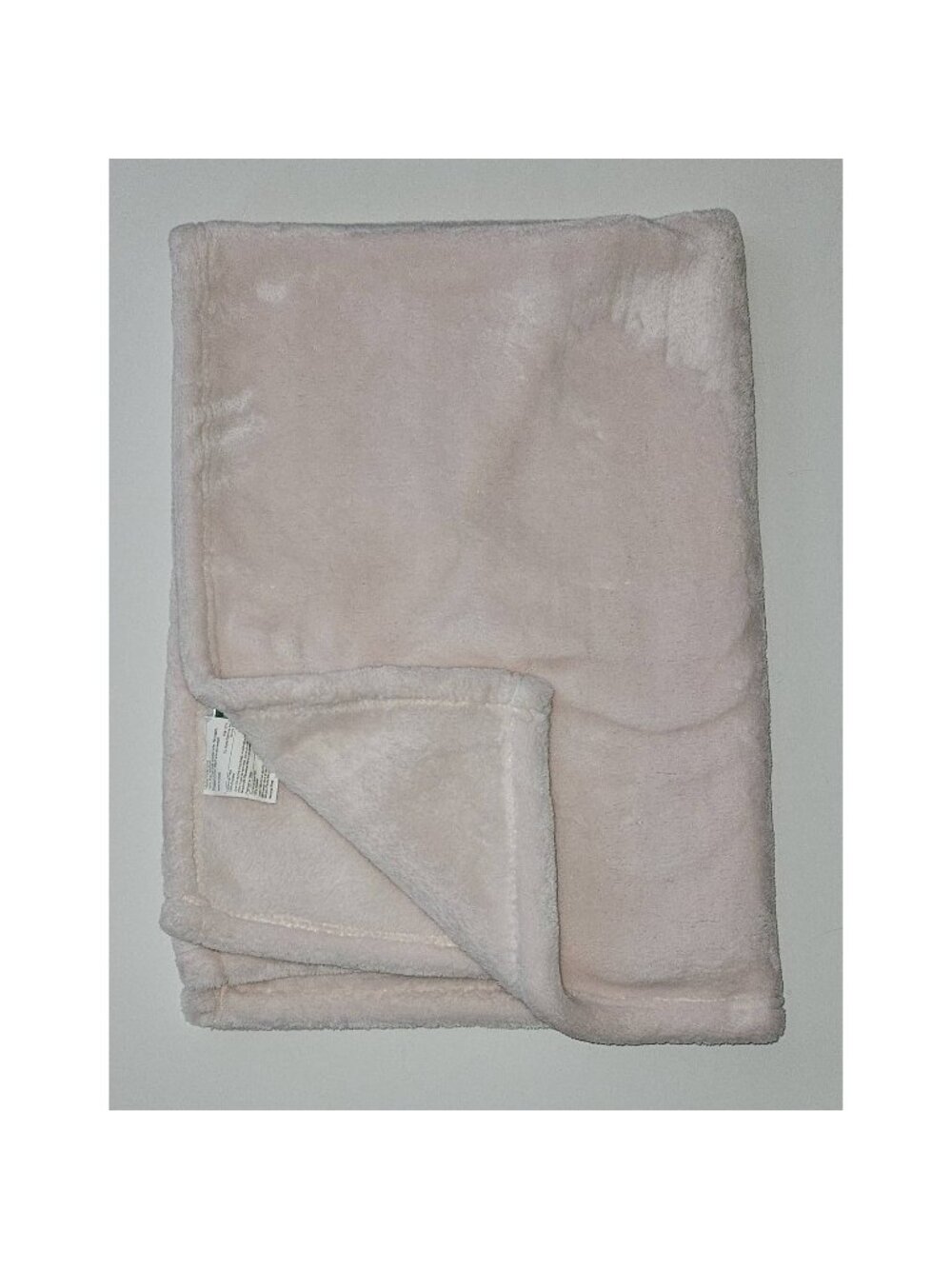 RN 119741 SOFT Solid Pink Fleece Baby Blanket SL Home Fashion 30x40